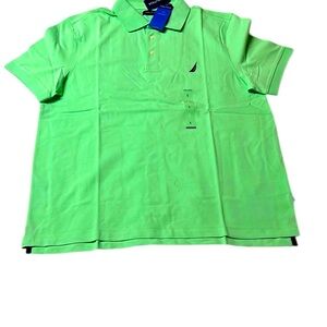 NWT Nautica  Men's Green Polo Shirt